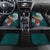 Tahiti Islands Polynesian Plumeria Car Mats Tahitian Vahine 'Ote'a - Teal