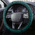 Tahiti Islands Polynesian Plumeria Steering Wheel Cover Tahitian Vahine 'Ote'a - Teal