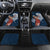 Tahiti Islands Polynesian Plumeria Car Mats Tahitian Vahine 'Ote'a - Navy Blue