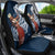 Tahiti Islands Polynesian Plumeria Car Seat Cover Tahitian Vahine 'Ote'a - Navy Blue