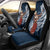 Tahiti Islands Polynesian Plumeria Car Seat Cover Tahitian Vahine 'Ote'a - Navy Blue