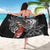 Tahiti Islands Polynesian Plumeria Sarong Tahitian Vahine 'Ote'a - Black