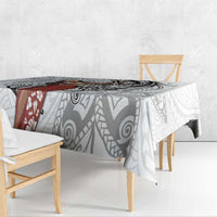 Tahiti Islands Polynesian Plumeria Tablecloth Tahitian Vahine 'Ote'a - White LT7 - Polynesian Pride