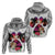 Polynesian Hoodie Dog Lover With Beagle - Sunset At The Beach White Ver LT7 - Polynesian Pride