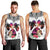 Polynesian Men Tank Top Dog Lover With Beagle - Sunset At The Beach White Ver LT7 - Polynesian Pride