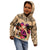 Polynesian Kid Hoodie Dog Lover With Border Collie - Sunset At The Beach LT7 - Polynesian Pride