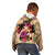 Polynesian Kid Hoodie Dog Lover With Border Collie - Sunset At The Beach LT7 - Polynesian Pride