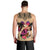 Polynesian Men Tank Top Dog Lover With Border Collie - Sunset At The Beach LT7 - Polynesian Pride