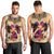 Polynesian Men Tank Top Dog Lover With Border Collie - Sunset At The Beach LT7 - Polynesian Pride