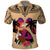 Polynesian Polo Shirt Dog Lover With Border Collie - Sunset At The Beach LT7 Coral - Polynesian Pride