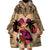 Polynesian Wearable Blanket Hoodie Dog Lover With Border Collie - Sunset At The Beach LT7 - Polynesian Pride