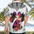 Polynesian Hawaiian Shirt Dog Lover With Border Collie - Sunset At The Beach White Ver LT7 - Polynesian Pride