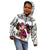 Polynesian Kid Hoodie Dog Lover With Border Collie - Sunset At The Beach White Ver LT7 - Polynesian Pride