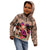 Polynesian Kid Hoodie Dog Lover With Border Collie - Sunset At The Beach Brown Ver LT7 - Polynesian Pride