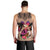 Polynesian Men Tank Top Dog Lover With Border Collie - Sunset At The Beach Brown Ver LT7 - Polynesian Pride