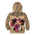 Polynesian Kid Hoodie Dog Lover With German Shepherd - Sunset At The Beach LT7 - Polynesian Pride