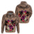 Polynesian Hoodie Dog Lover With German Shepherd - Sunset At The Beach Brown Ver LT7 - Polynesian Pride