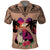 Polynesian Polo Shirt Dog Lover With German Shepherd - Sunset At The Beach Brown Ver LT7 Brown - Polynesian Pride