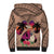 Polynesian Sherpa Hoodie Dog Lover With German Shepherd - Sunset At The Beach Brown Ver LT7 - Polynesian Pride