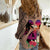 Polynesian Women Casual Shirt Dog Lover With German Shepherd - Sunset At The Beach Brown Ver LT7 - Polynesian Pride