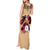 Polynesian Tank Maxi Dress Dog Lover With Samoyed - Sunset At The Beach LT7 - Polynesian Pride