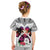 Polynesian Kid T Shirt Dog Lover With Samoyed - Sunset At The Beach White Ver LT7 - Polynesian Pride