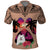 Polynesian Polo Shirt Dog Lover With Samoyed - Sunset At The Beach Brown Ver LT7 Brown - Polynesian Pride