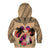 Polynesian Kid Hoodie Dog Lover With Shiba Inu - Sunset At The Beach LT7 - Polynesian Pride