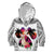 Polynesian Kid Hoodie Dog Lover With Shiba Inu - Sunset At The Beach White Ver LT7 Hoodie White - Polynesian Pride