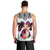 Polynesian Men Tank Top Dog Lover With Shiba Inu - Sunset At The Beach White Ver LT7 - Polynesian Pride