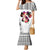 Polynesian Mermaid Dress Dog Lover With Shiba Inu - Sunset At The Beach White Ver LT7 Women White - Polynesian Pride