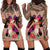 Polynesian Hoodie Dress Dog Lover With Shiba Inu - Sunset At The Beach Brown Ver LT7 - Polynesian Pride