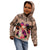 Polynesian Kid Hoodie Dog Lover With Shiba Inu - Sunset At The Beach Brown Ver LT7 - Polynesian Pride