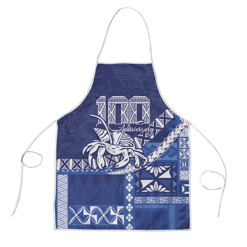 Queen Salote College 100th Anniversary Apron QSC Royal Girls LT7 Royal Blue - Polynesian Pride