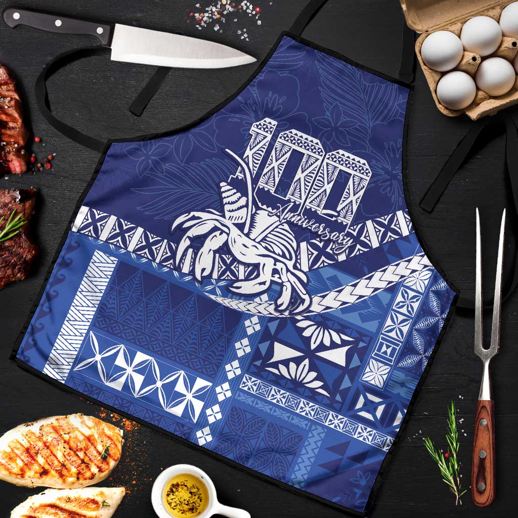 Queen Salote College 100th Anniversary Apron QSC Royal Girls LT7 Royal Blue - Polynesian Pride