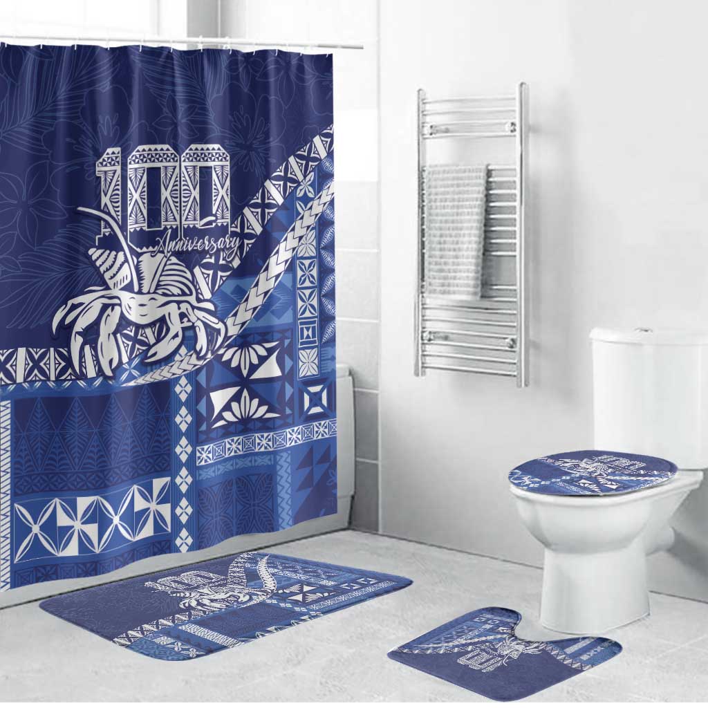 Queen Salote College 100th Anniversary Bathroom Set QSC Royal Girls LT7 Bathroom Set (4 pcs) Royal Blue - Polynesian Pride
