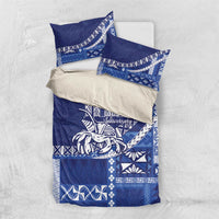 Queen Salote College 100th Anniversary Bedding Set QSC Royal Girls LT7 US Twin 172cm x 218cm Royal Blue - Polynesian Pride