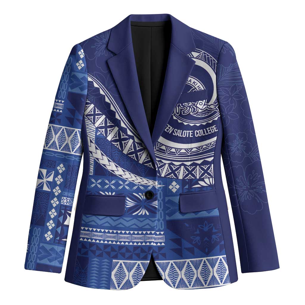 Queen Salote College 100th Anniversary Blazer QSC Royal Girls LT7 Unisex Royal Blue - Polynesian Pride