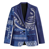 Queen Salote College 100th Anniversary Blazer QSC Royal Girls LT7 Unisex Royal Blue - Polynesian Pride