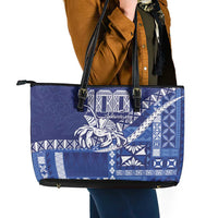 Queen Salote College 100th Anniversary Leather Tote Bag QSC Royal Girls LT7 - Polynesian Pride