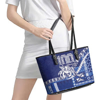 Queen Salote College 100th Anniversary Leather Tote Bag QSC Royal Girls LT7 - Polynesian Pride
