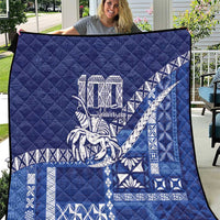 Queen Salote College 100th Anniversary Quilt QSC Royal Girls LT7 Royal Blue - Polynesian Pride