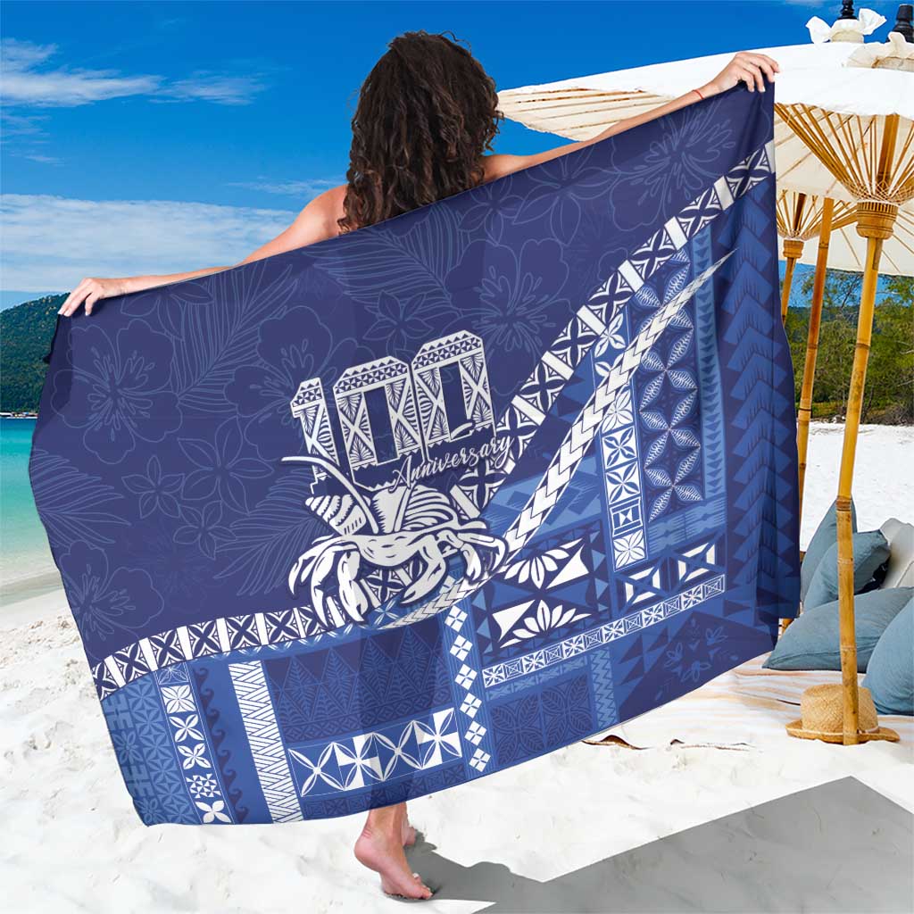 Queen Salote College 100th Anniversary Sarong QSC Royal Girls LT7 One Size 44 x 66 inches Royal Blue - Polynesian Pride