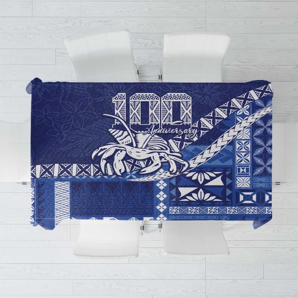 Queen Salote College 100th Anniversary Tablecloth QSC Royal Girls LT7 Royal Blue - Polynesian Pride