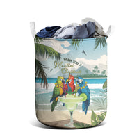 Wish You A Merry Martini Christmas Laundry Basket Cocktail Parrot-dise LT7 - Polynesian Pride