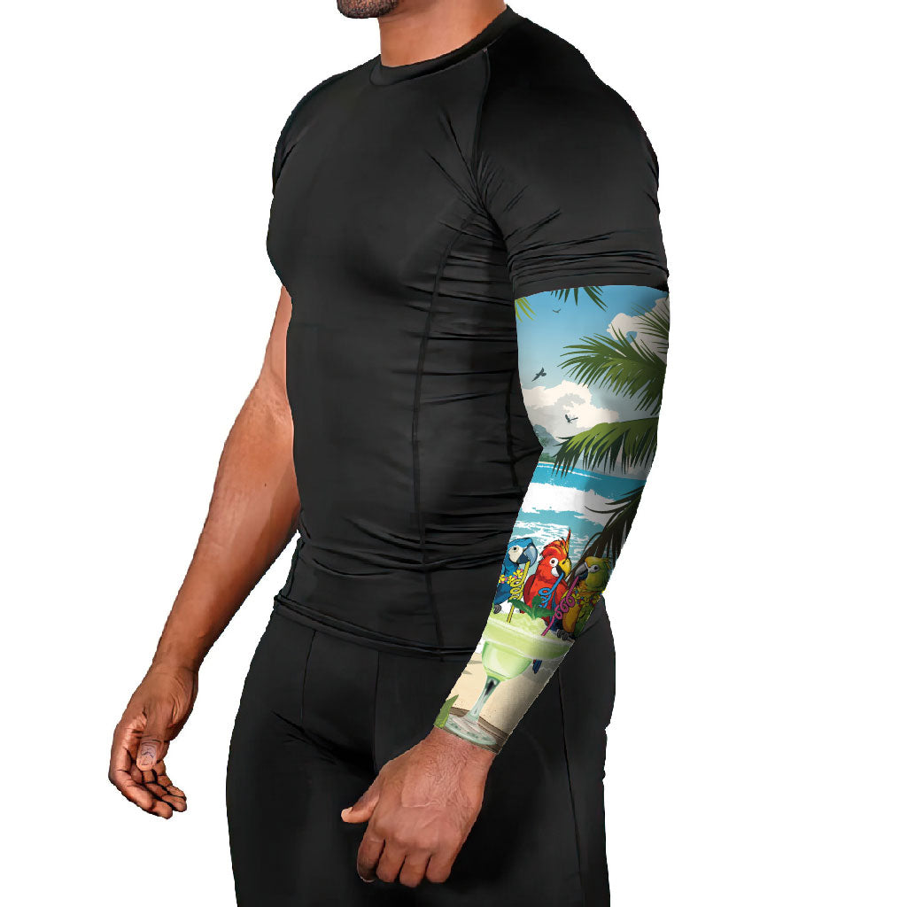 Wish You A Merry Martini Christmas Arm Sleeves Cocktail Parrot-dise LT7 - Polynesian Pride