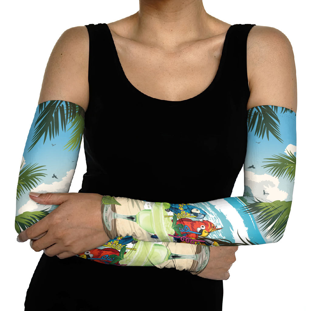 Wish You A Merry Martini Christmas Arm Sleeves Cocktail Parrot-dise LT7 - Polynesian Pride