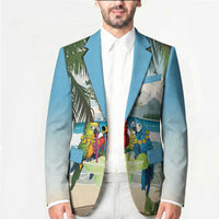 Wish You A Merry Martini Christmas Blazer Cocktail Parrot-dise