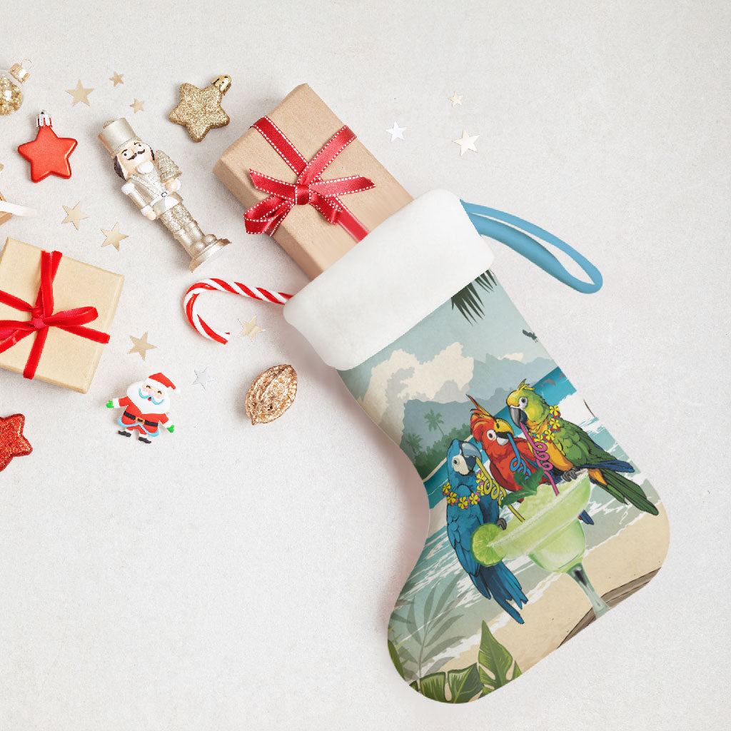 Wish You A Merry Martini Christmas Stocking Cocktail Parrot-dise LT7 - Polynesian Pride