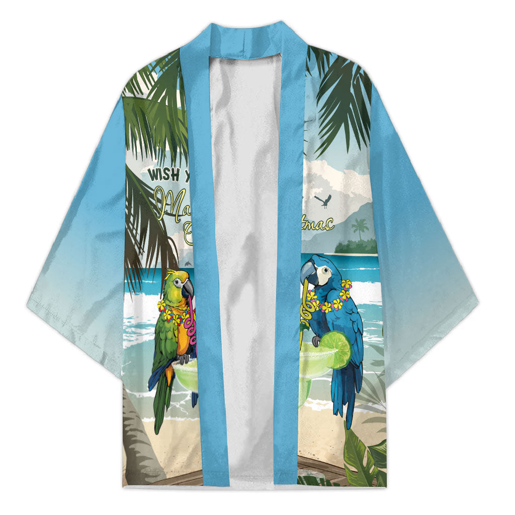 Wish You A Merry Martini Christmas Kimono Cocktail Parrot-dise